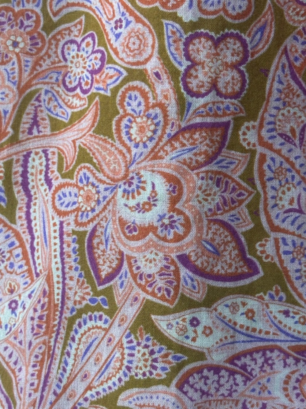 EUC [Sundance] Popover Pink Orange Floral Long Sleeve Collar Shirt Top | Small - Picture 11 of 14